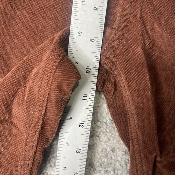 Free People We The Free Corduroy Flare Bell Bottom Pants Orange Red Womens Sz 26 - Picture 5 of 8
